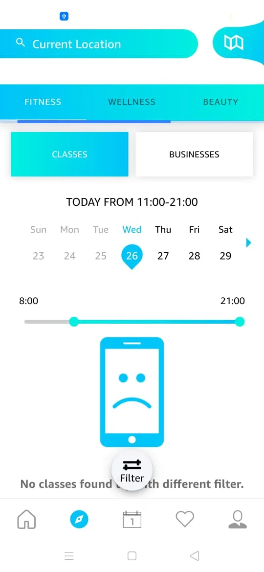 Looks360 mobile exploration screen